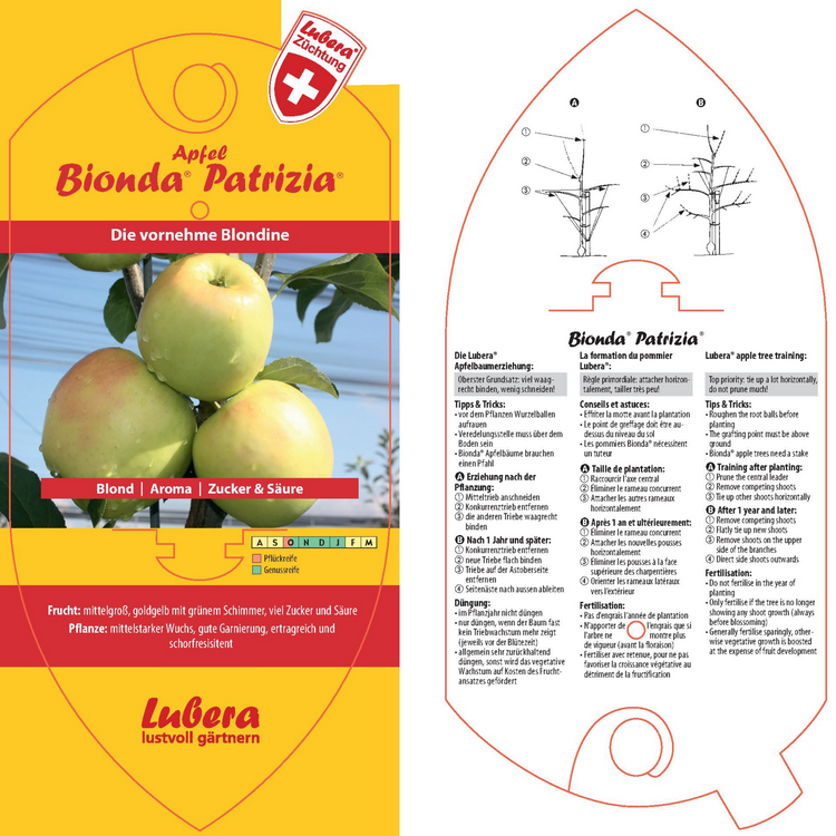 Picture Labels - Malus dom. Paradis® 'Bionda® Bella'