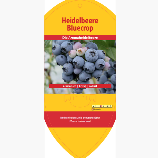 Picture labels - Vaccinium cor. 'blue crop'