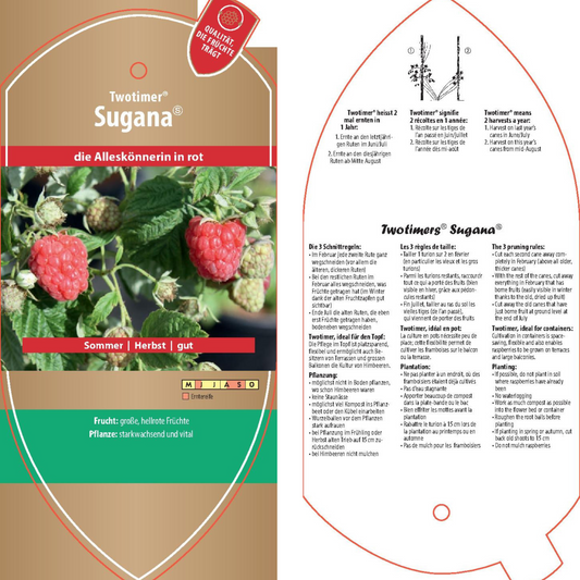 Picture labels - Rubus idaeus Twotimer® 'Sugana-PBR-'